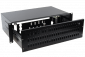 CBF 19 inch rack ODF with sliding front panel 3U 72x SC simplex black