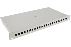 1U 19Patch panel 24xSC simplex (LC duplex / E2000)