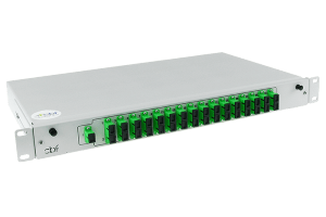 Splitter PLC SM 1x32 within CBF enclosure 1U connectors SC/APC