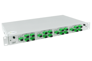Splitter PLC SM 1x4 - 4pcs within CBF enclosure 1U connectors SC/APC