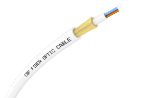 CBF fiber optic subscriber cable 2F G.657A2, white round cable (W-NOTKtcd)